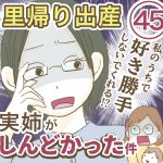 里帰り出産　実姉がしんどかった件【45】